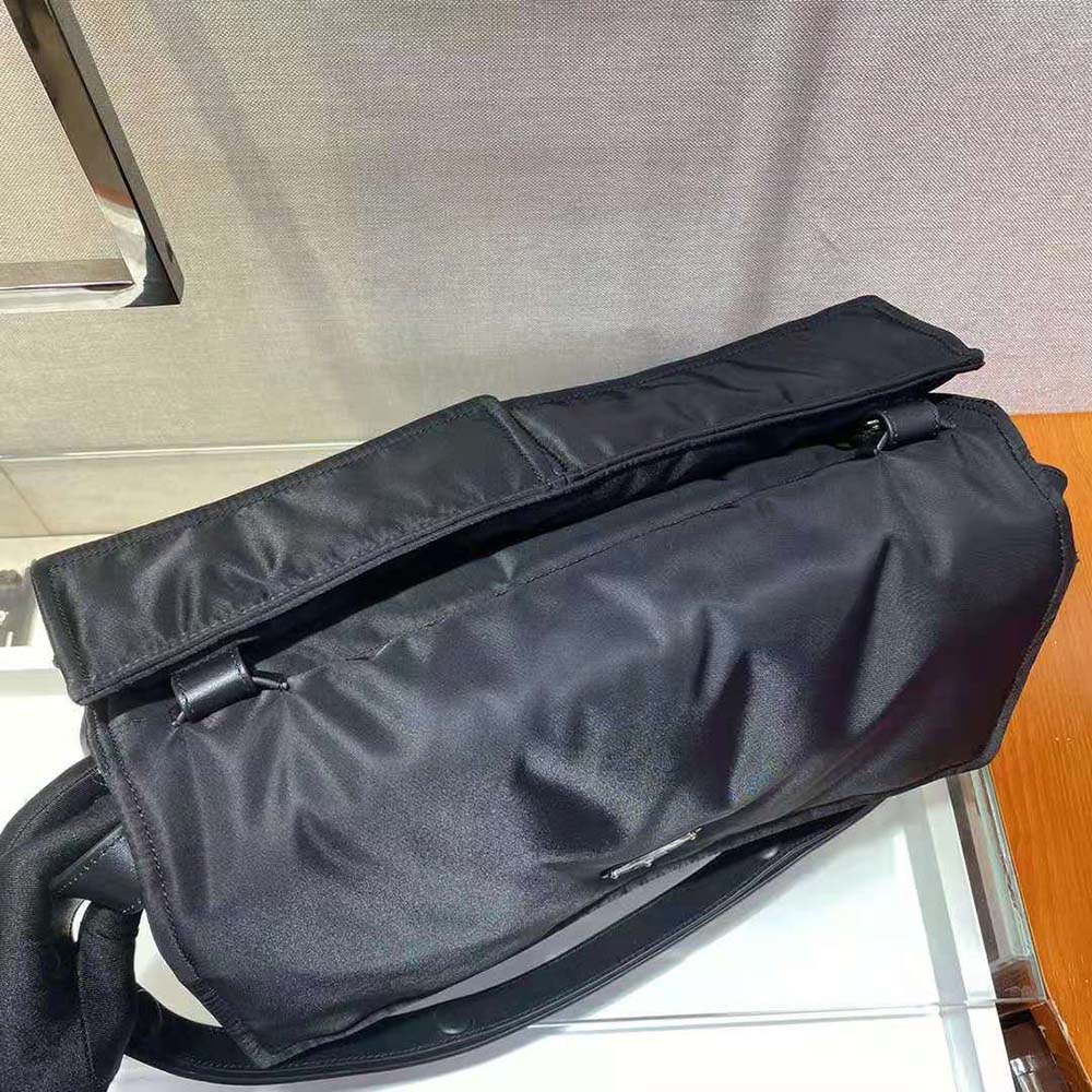 Prada Women Re-Nylon Large Padded Shoulder Bag-Black - image 9