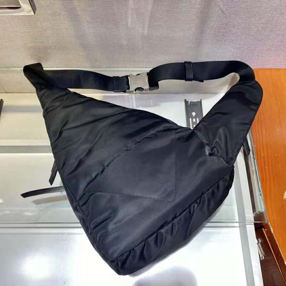 Prada Women Re-Nylon and Leather Backpack-Black - image 6