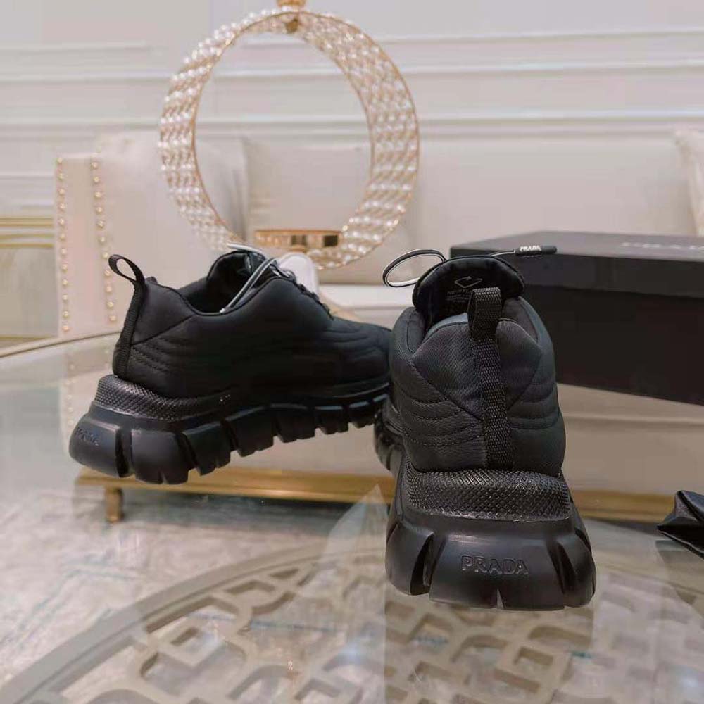 Prada Women Rush Gabardine Re-Nylon Sneakers-Black - image 7