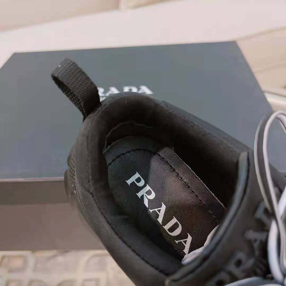 Prada Women Rush Gabardine Re-Nylon Sneakers-Black - image 9