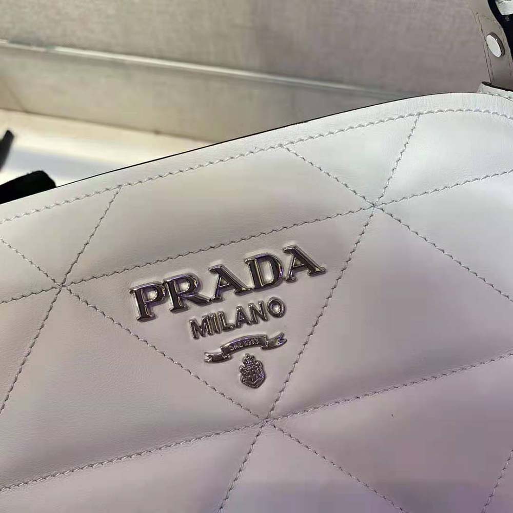 Prada Women Spectrum Small Leather Bag-White - image 9