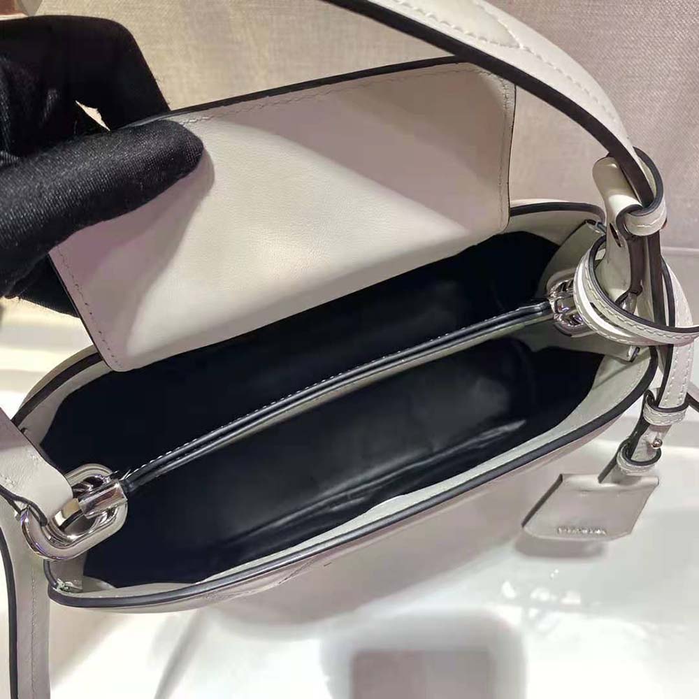 Prada Women Spectrum Small Leather Bag-White - image 8