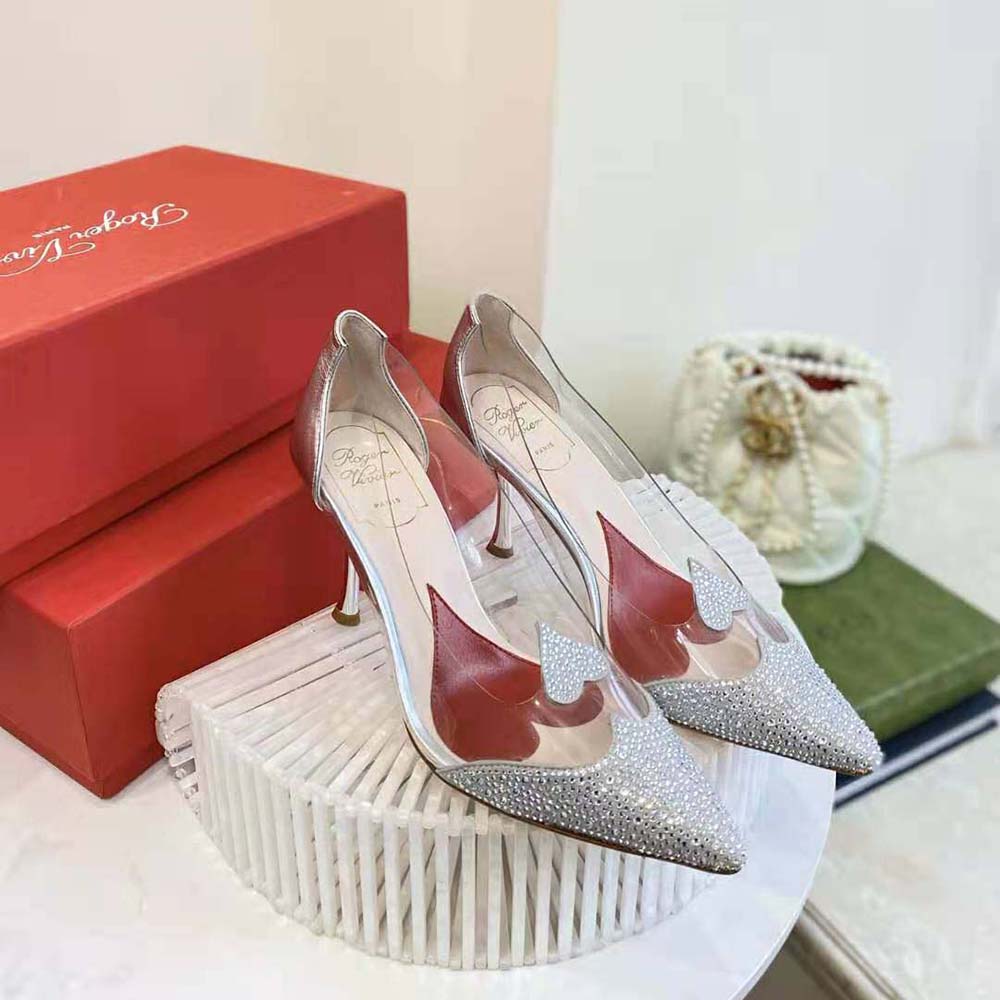 Roger Vivier Women I Love Vivier Crystal Pumps in PVC - image 5