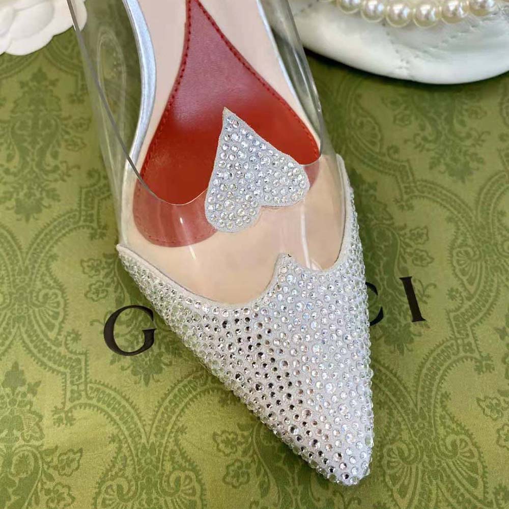 Roger Vivier Women I Love Vivier Crystal Pumps in PVC - image 9