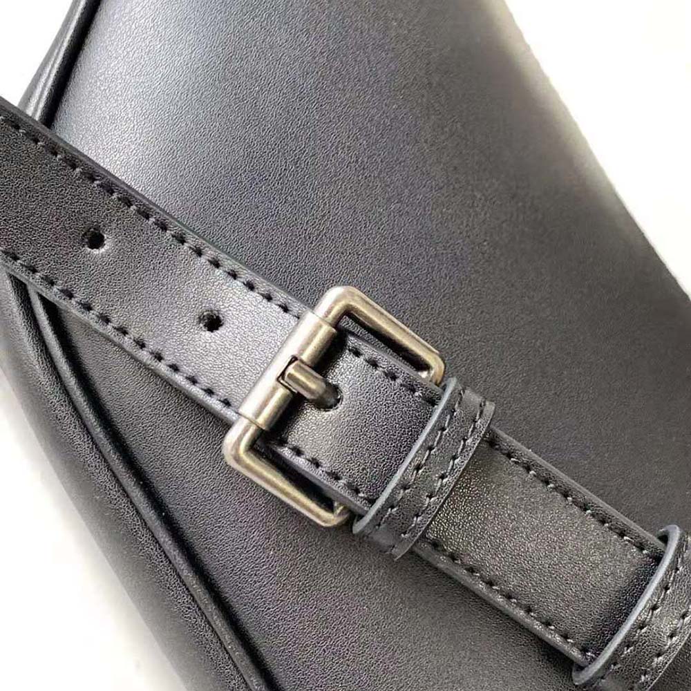 Saint Laurent YSL Women Classic Monogram Belt Bag in Soft Lambskin - image 9