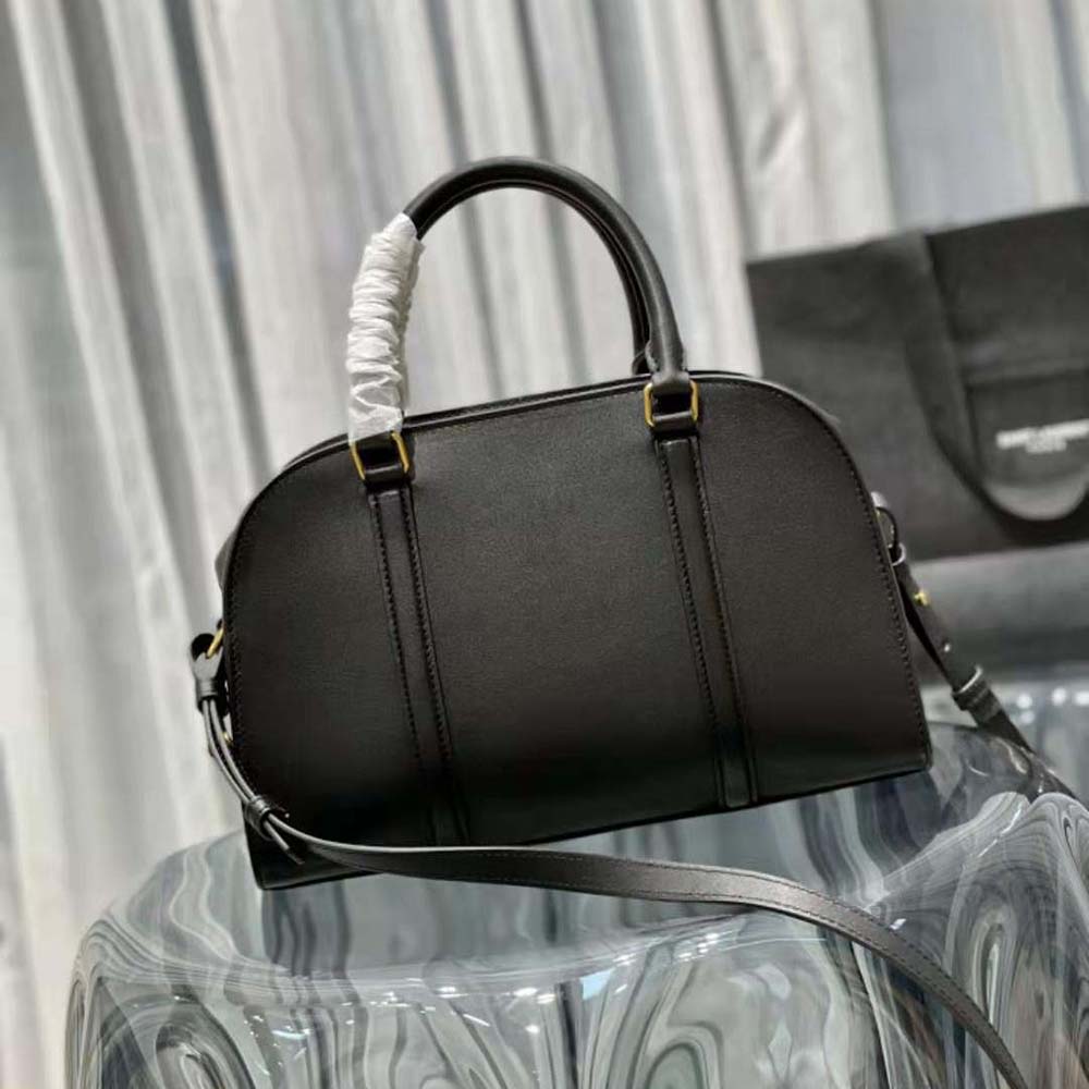 Saint Laurent YSL Women Lock Baby Duffle in Smooth Leather-Black - image 4