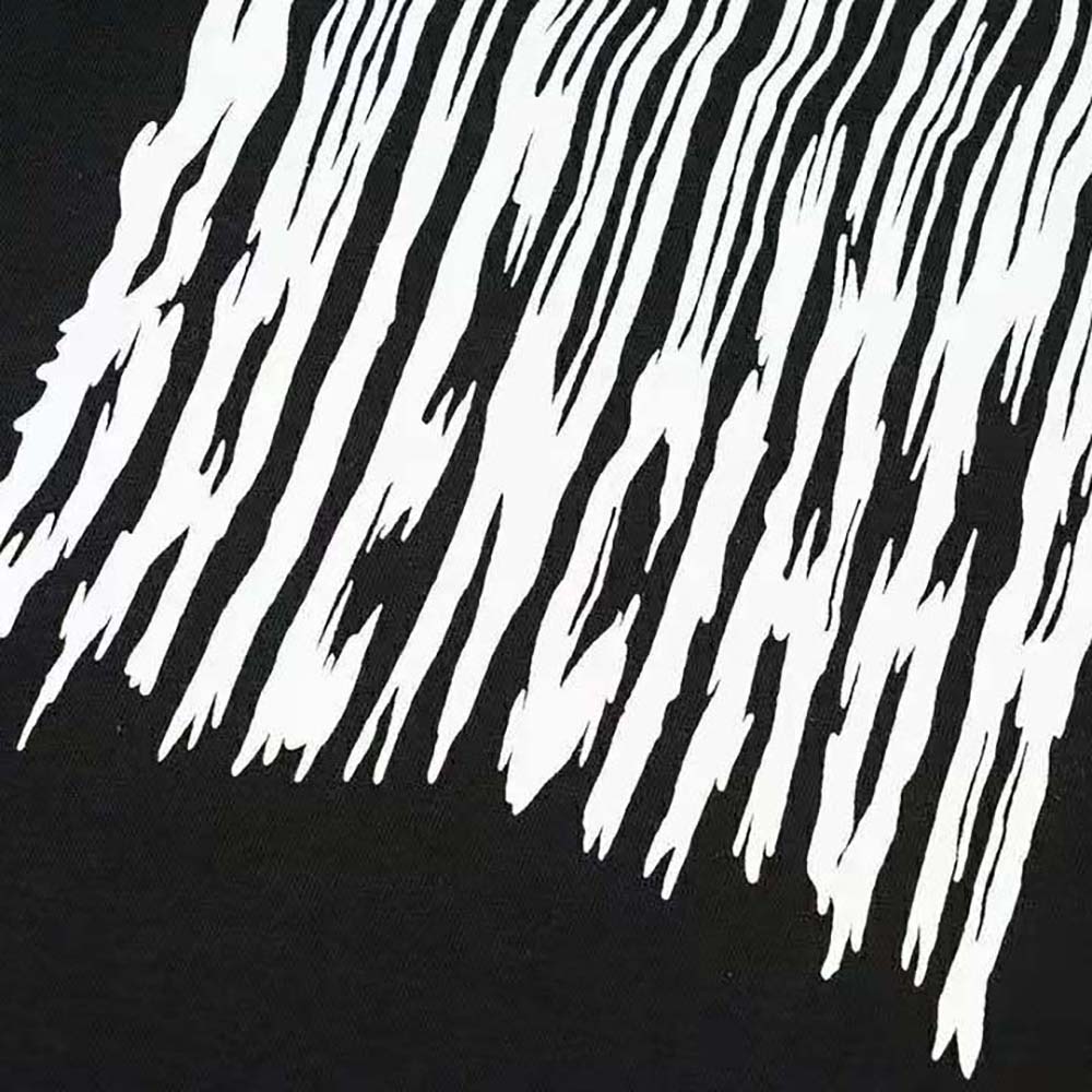 Balenciaga Women Barcode Wide Fit T-Shirt in Black and White Vintage Jersey - image 6