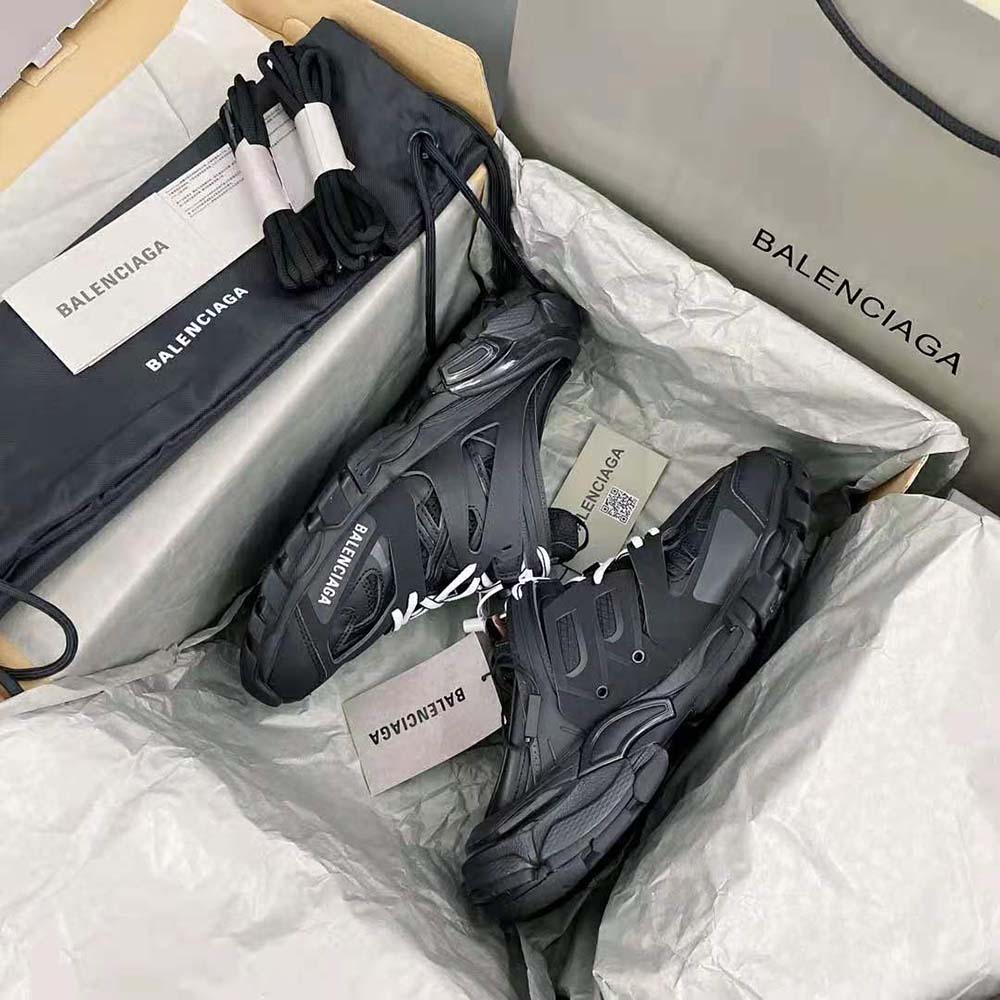 Balenciaga Women Track Mule in Black Mesh and Nylon - image 8