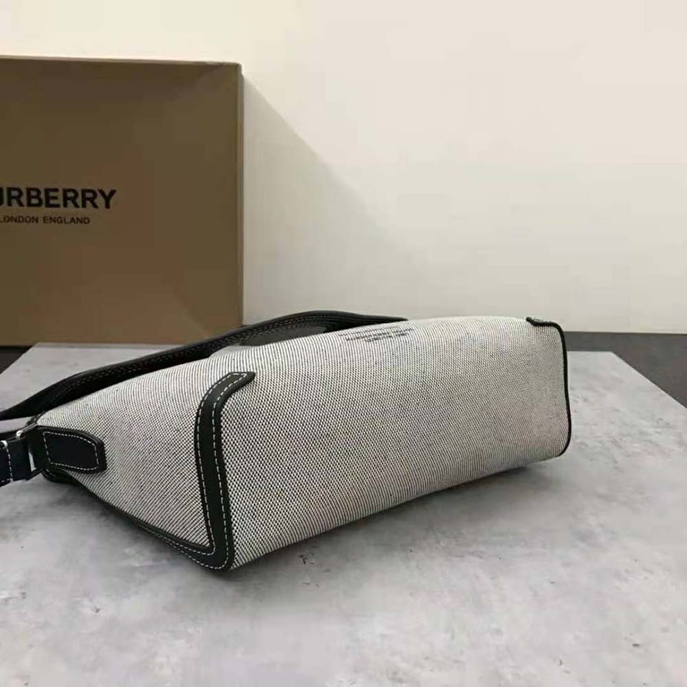 Burberry Men Horseferry Print Canvas Pocket Messenger Bag - image 7