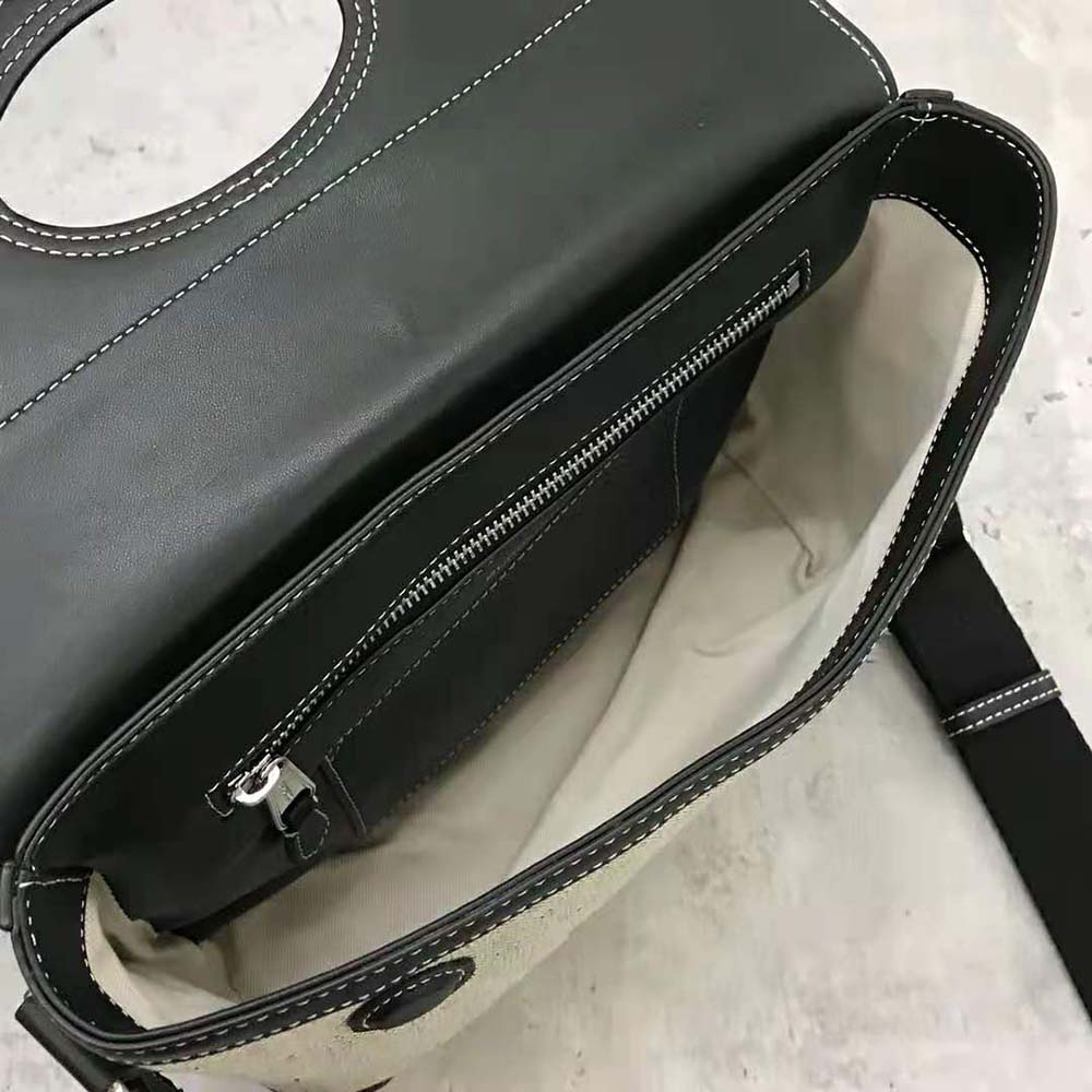 Burberry Men Horseferry Print Canvas Pocket Messenger Bag - image 9