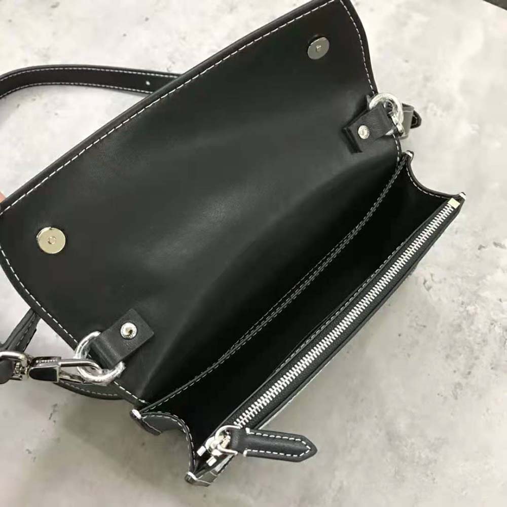 Burberry Men Monogram Print Canvas and Leather Crossbody Bag - image 8