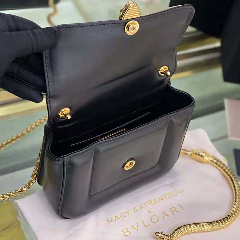 Bvlgari Women Mary Katrantzou X Bvlgari Top Handle-Black - image 8