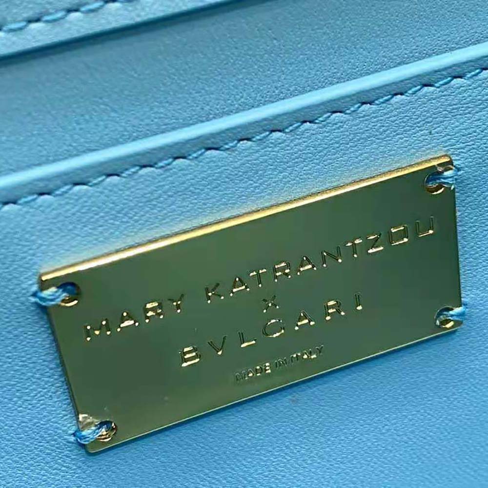 Bvlgari Women Mary Katrantzou X Bvlgari Top Handle-Blue - image 10