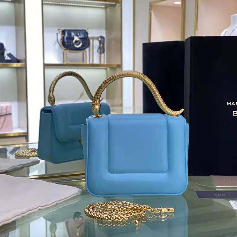 Bvlgari Women Mary Katrantzou X Bvlgari Top Handle-Blue - image 4