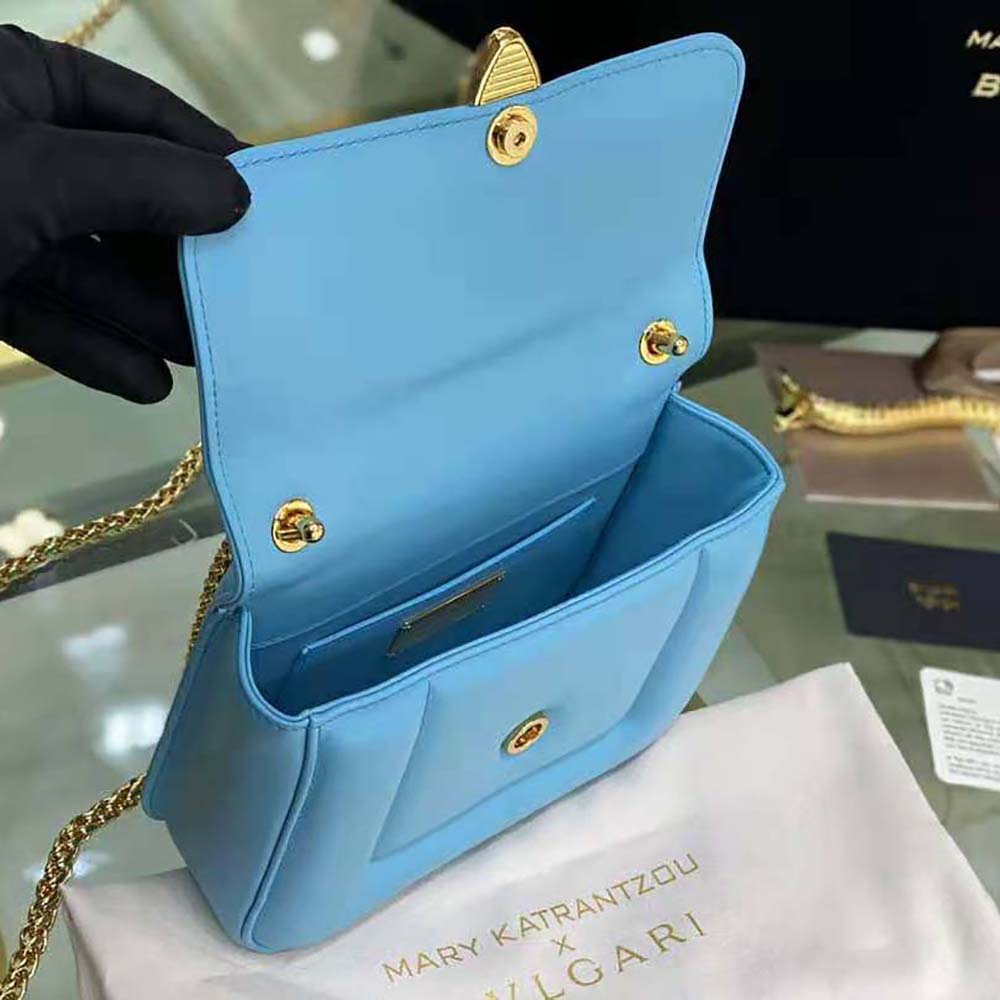 Bvlgari Women Mary Katrantzou X Bvlgari Top Handle-Blue - image 7