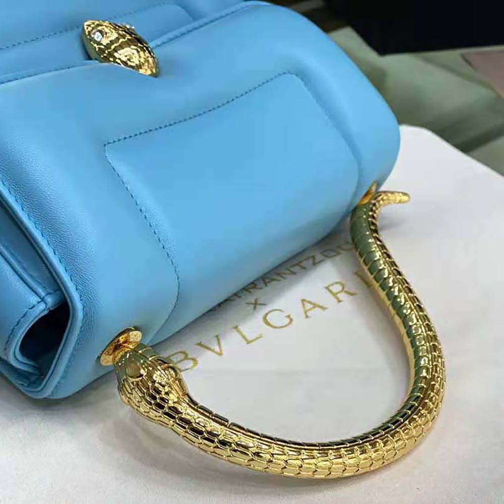 Bvlgari Women Mary Katrantzou X Bvlgari Top Handle-Blue - image 8