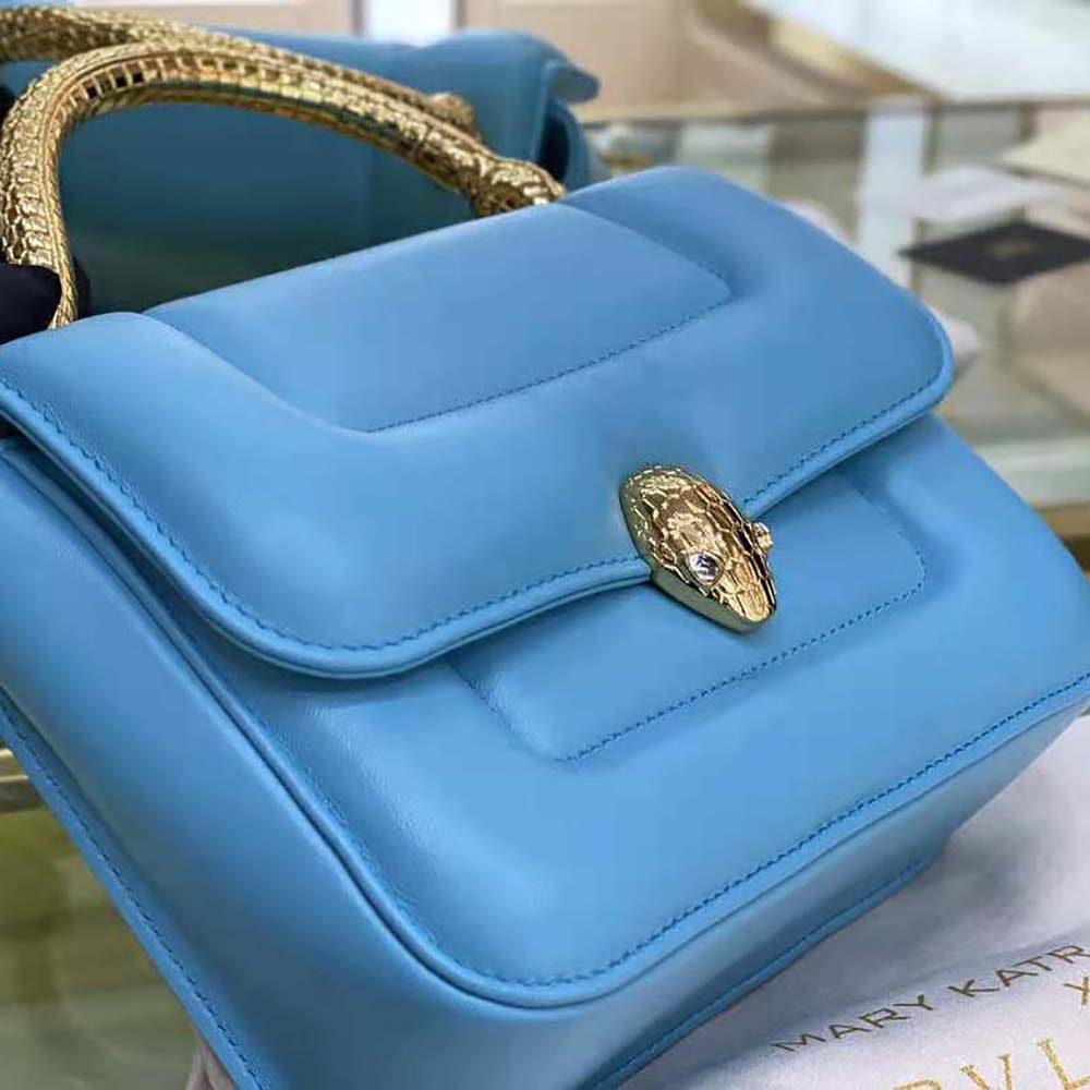 Bvlgari Women Mary Katrantzou X Bvlgari Top Handle-Blue - image 9