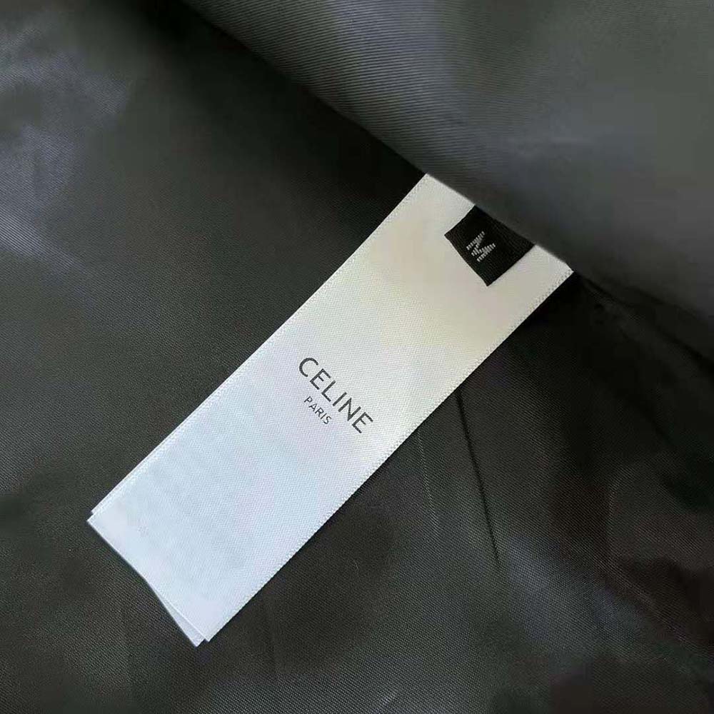 Celine Women Chasseur Jacket in Lambskin Leather-Black - image 7