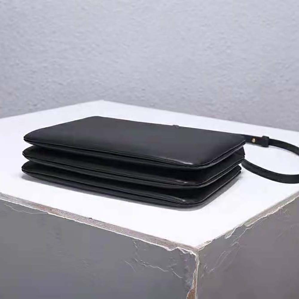 Celine Women Large Trio Bag in Smooth Lambskin-Black - image 5