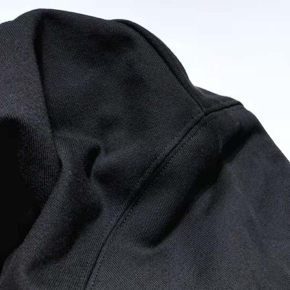 Celine Women Loose Sweatshirt in Cotton Fleece-Black - image 4