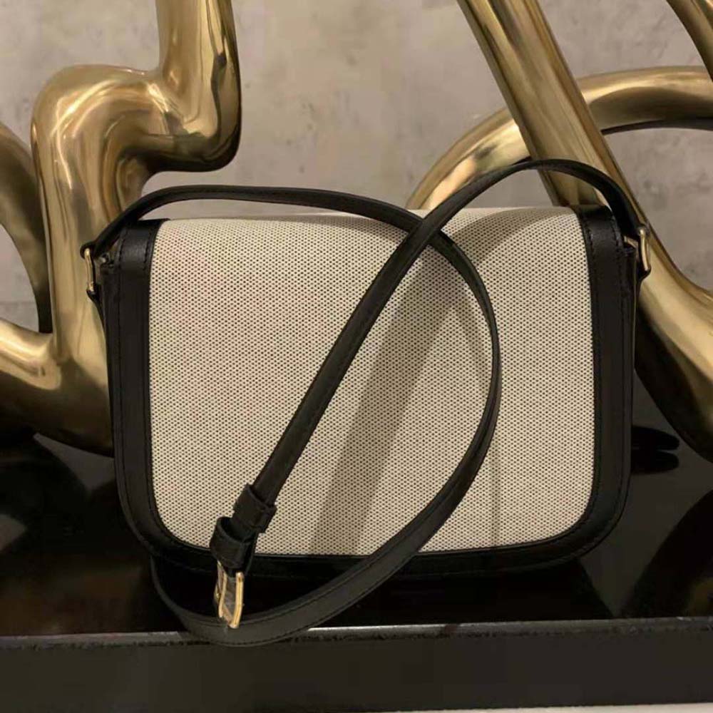 Celine Women Medium Sulky Bag in Textile and Calfskin - image 4
