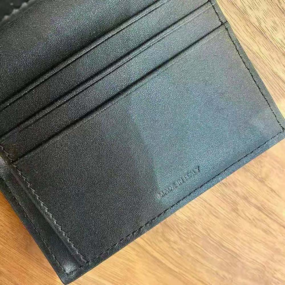 Celine Women Small Trifold Wallet in Grained Calfskin-Black - image 10