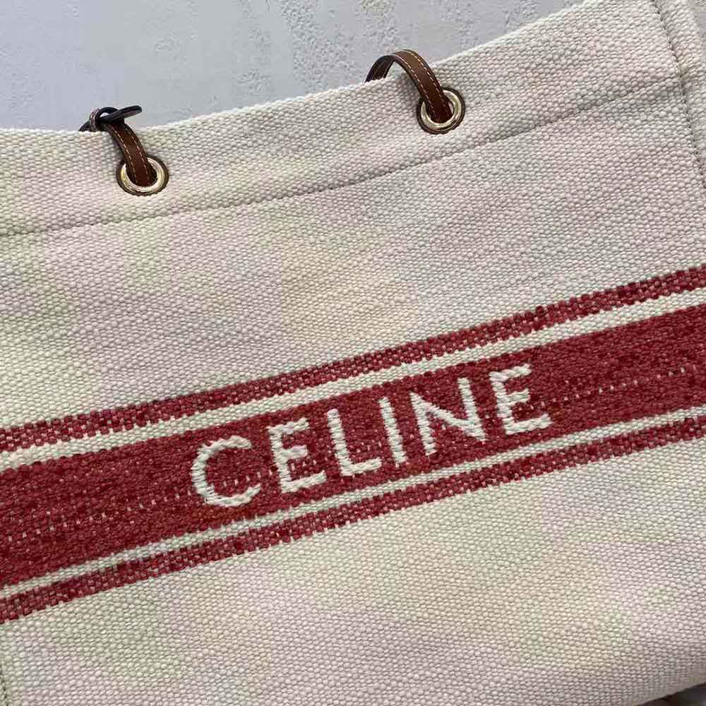 Celine Women Squared Cabas Celine in Plein Soleil Textile and Calfskin - image 7