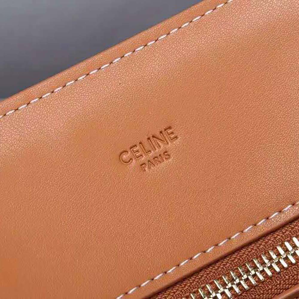 Celine Women Vertical Cabas Celine in Canvas with Celine Print and Calfskin - image 9