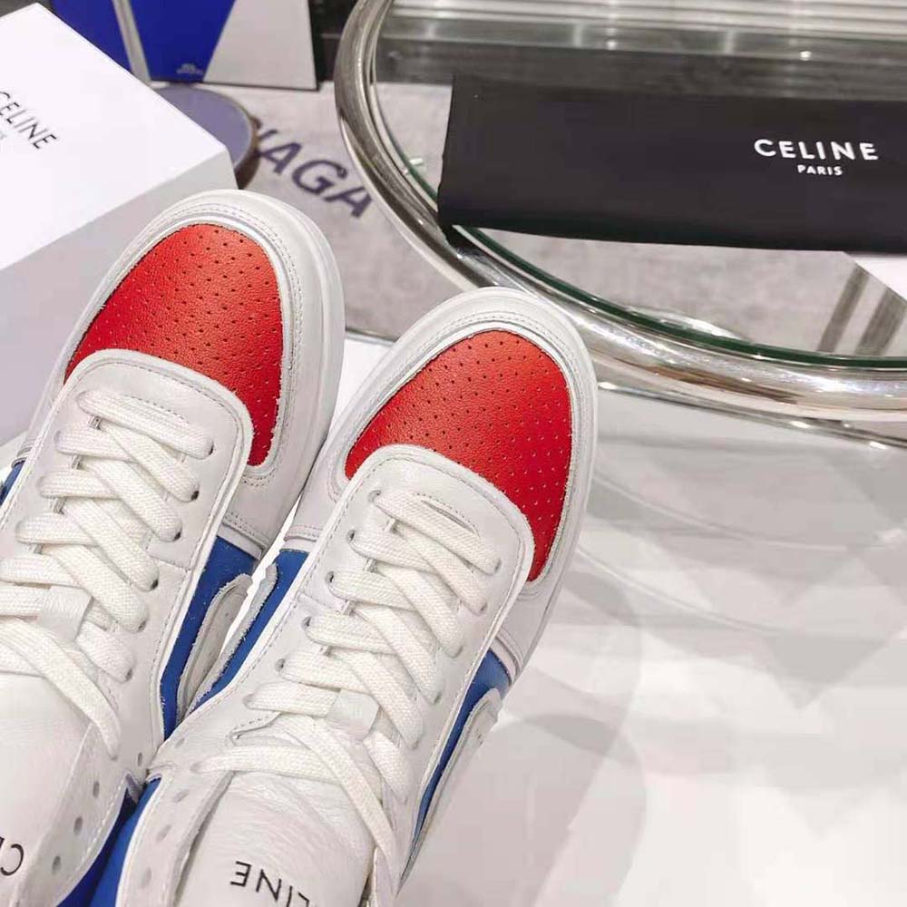 Celine Women Z Trainer CT-01 High Top Sneaker in Calfskin-White - image 7