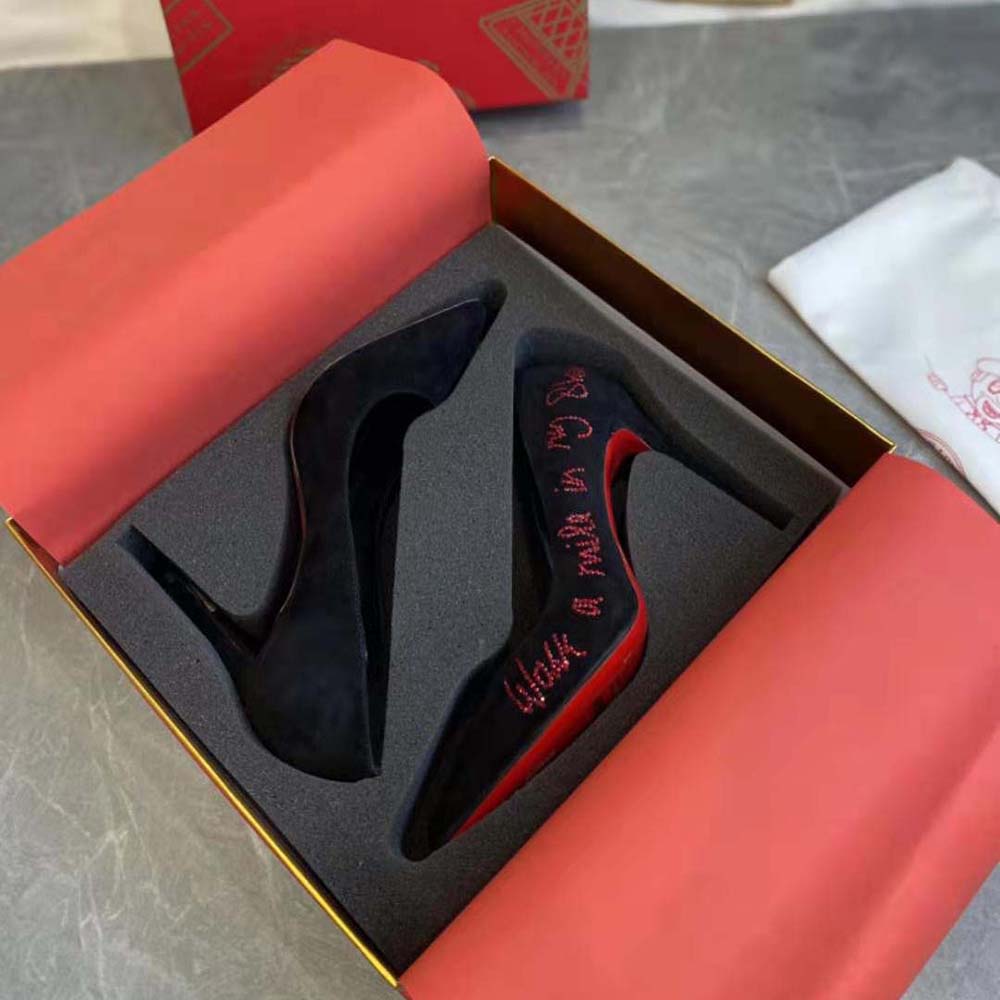 Top view showcasing strap and buckle of Christian Louboutin Free Walkee sandals