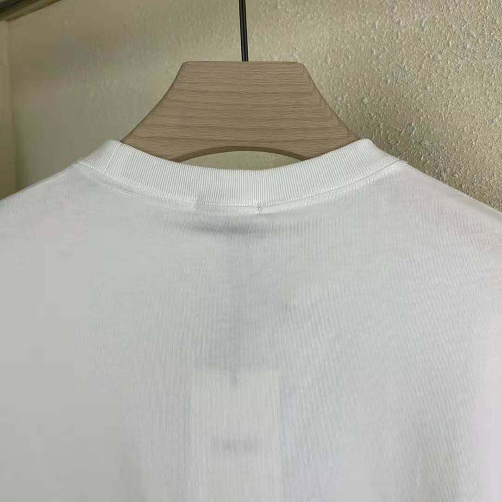 Dior Women Oversized Dior and Kenny Scharf T-shirt White Cotton Jersey - image 5