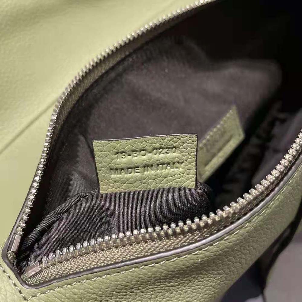Dior Men Saddle Bag Khaki Grained Calfskin - image 10