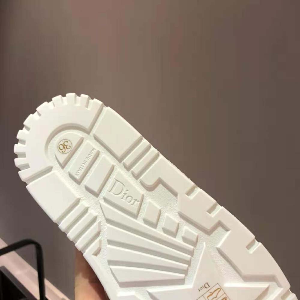 Dior Women Addict Sneaker French Blue Toile de Jouy Technical Fabric - image 10