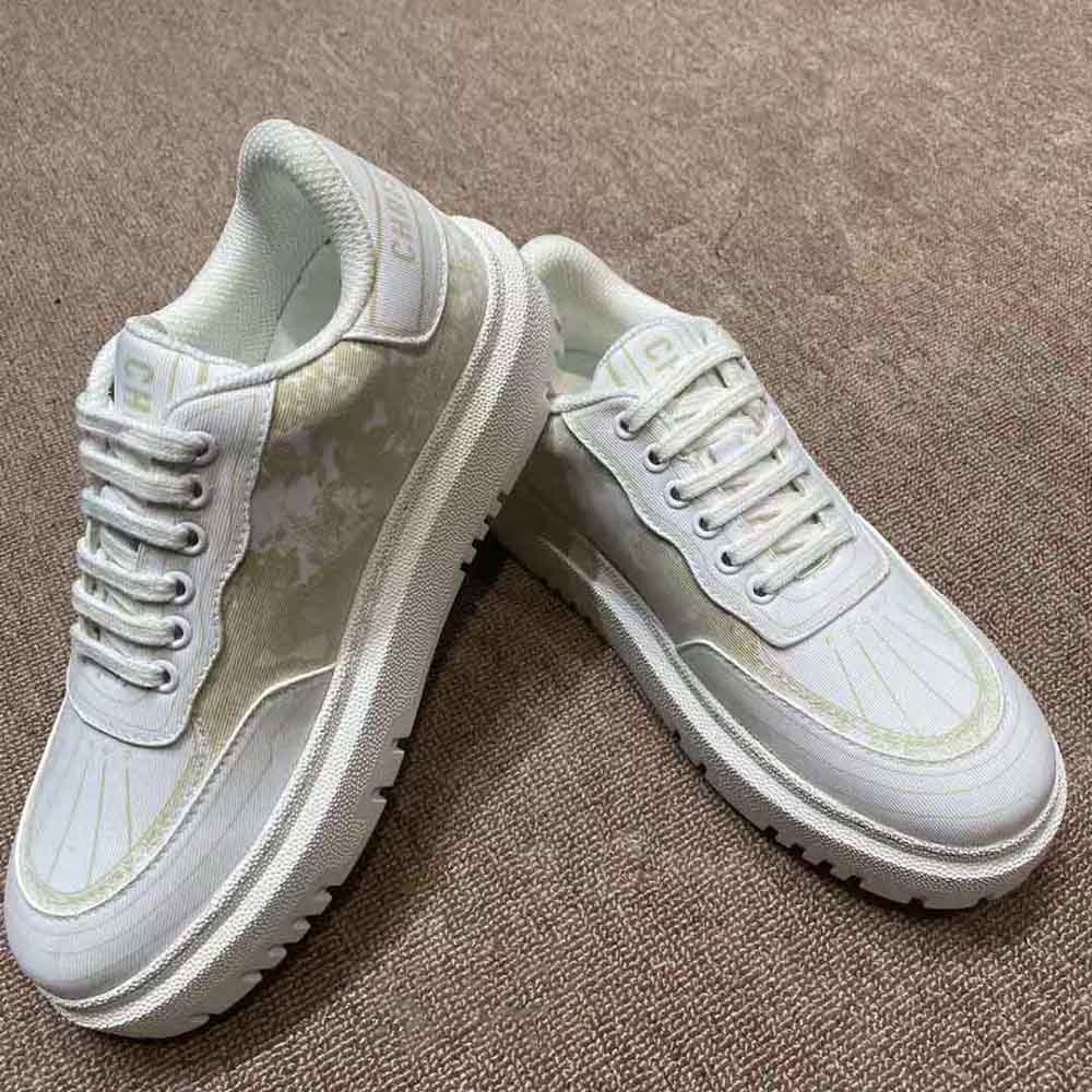 Dior Women Addict Sneaker Lime Toile de Jouy Technical Fabric - image 8