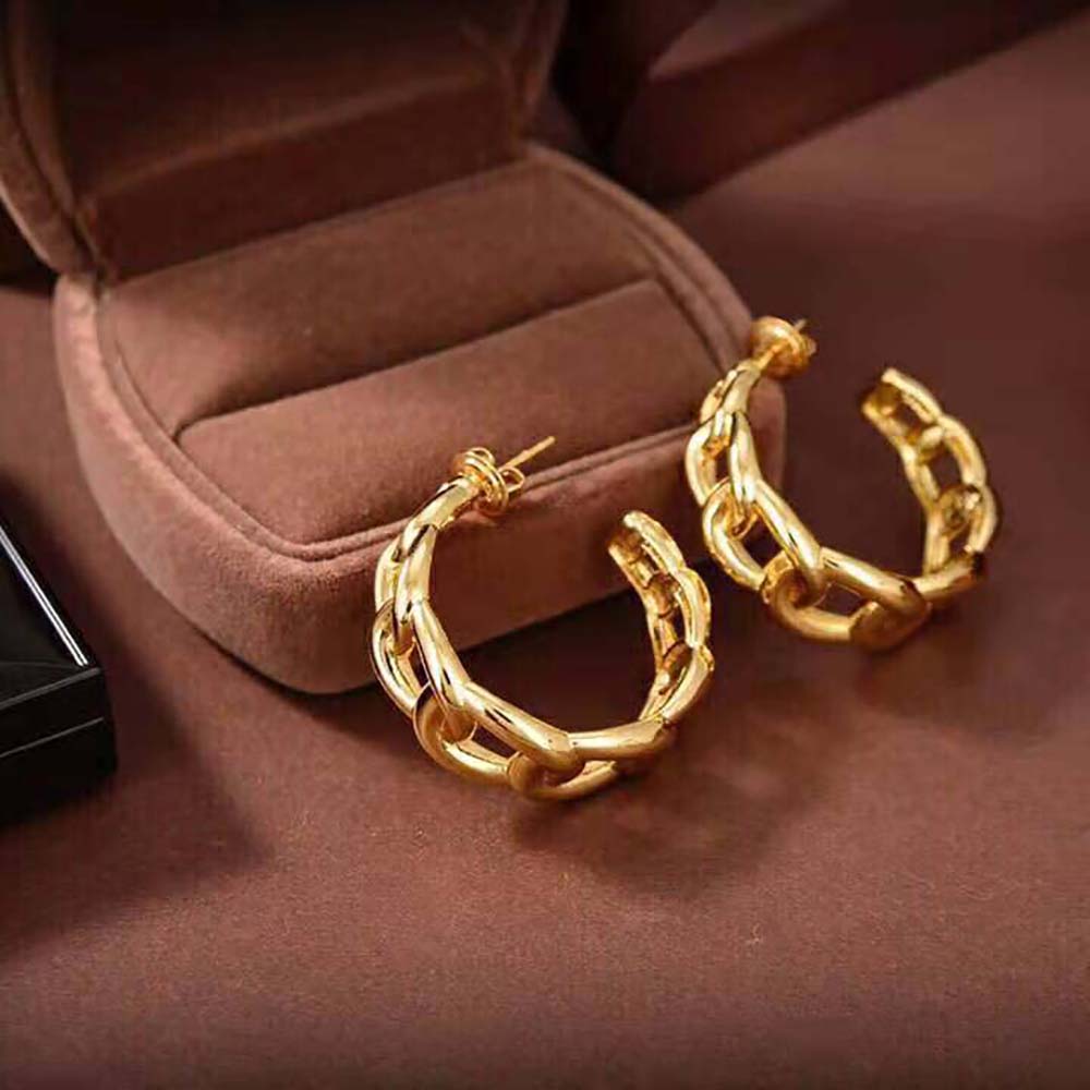 Dior Women CD Navy Earrings Gold-Finish Metal - image 6