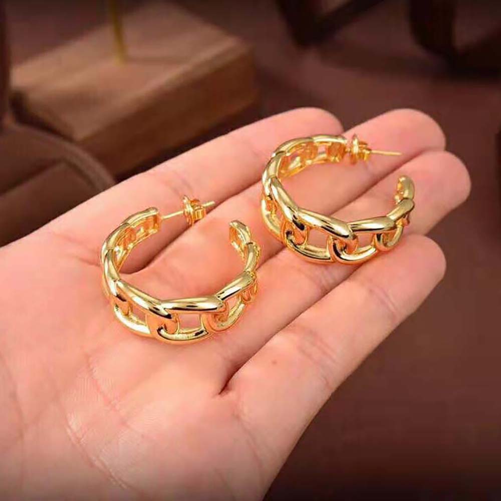 Dior Women CD Navy Earrings Gold-Finish Metal - image 7
