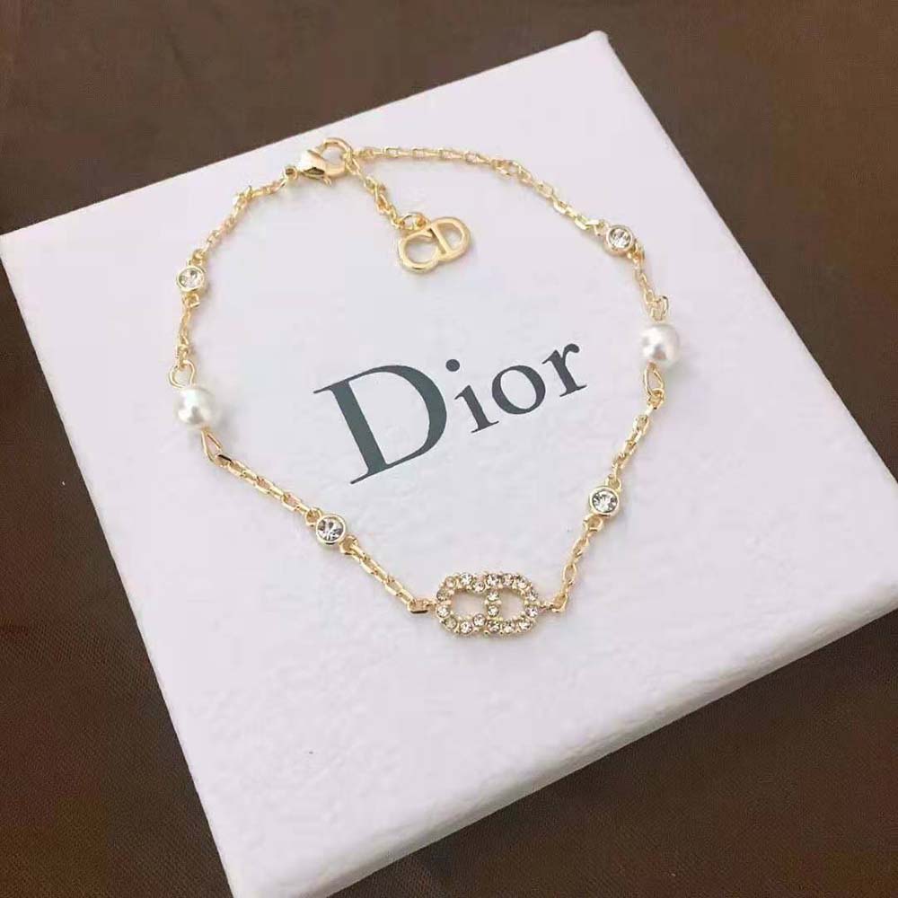 Dior Women Clair D Lune Bracelet displayed on wrist highlighting delicate design
