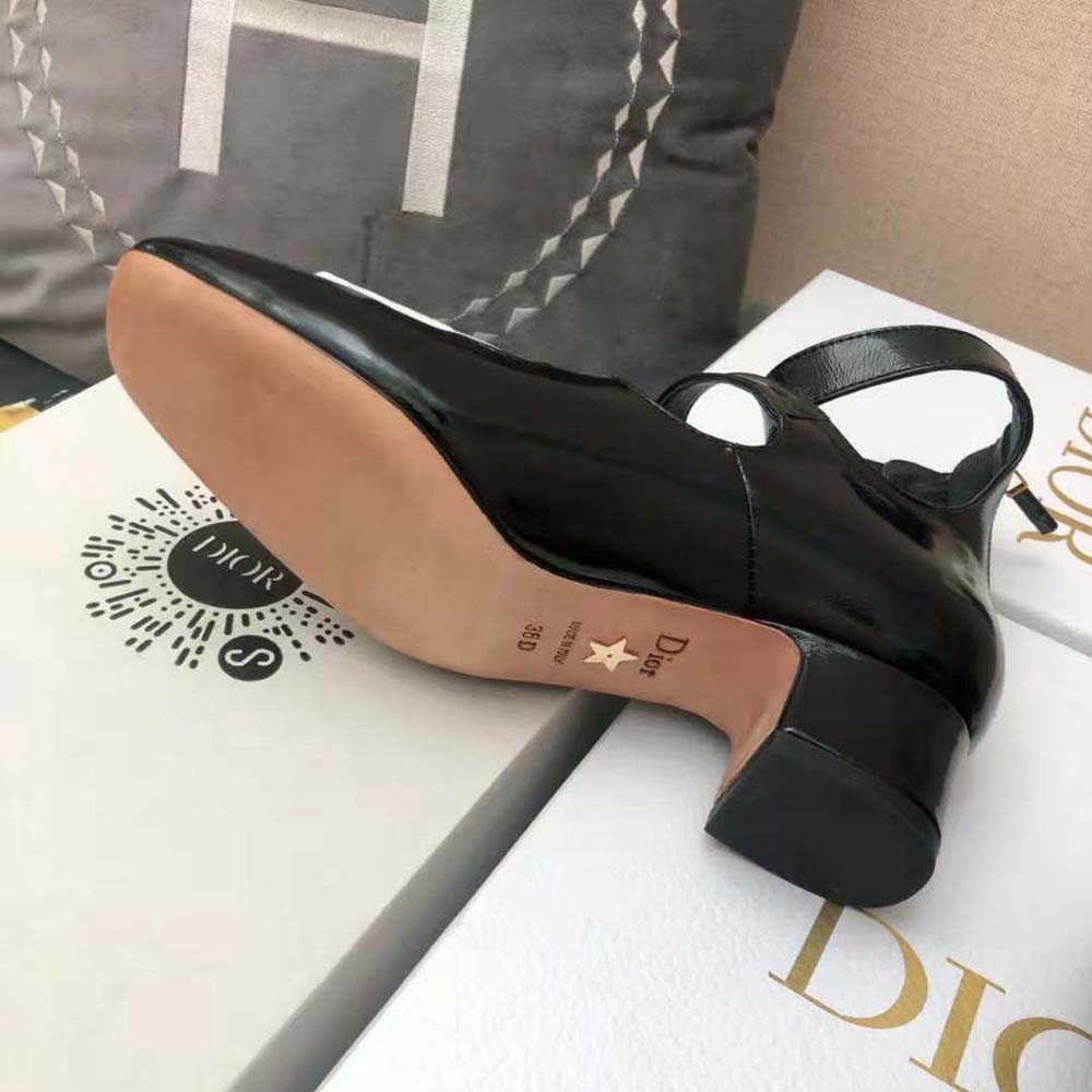 Dior Women D-Doll Pump Black Shiny Calfskin - image 10