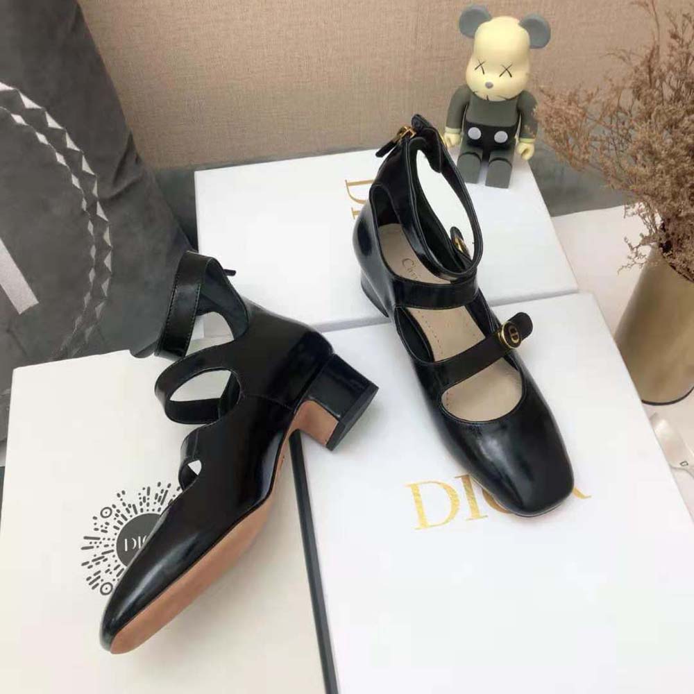 Dior Women D-Doll Pump Black Shiny Calfskin - image 4