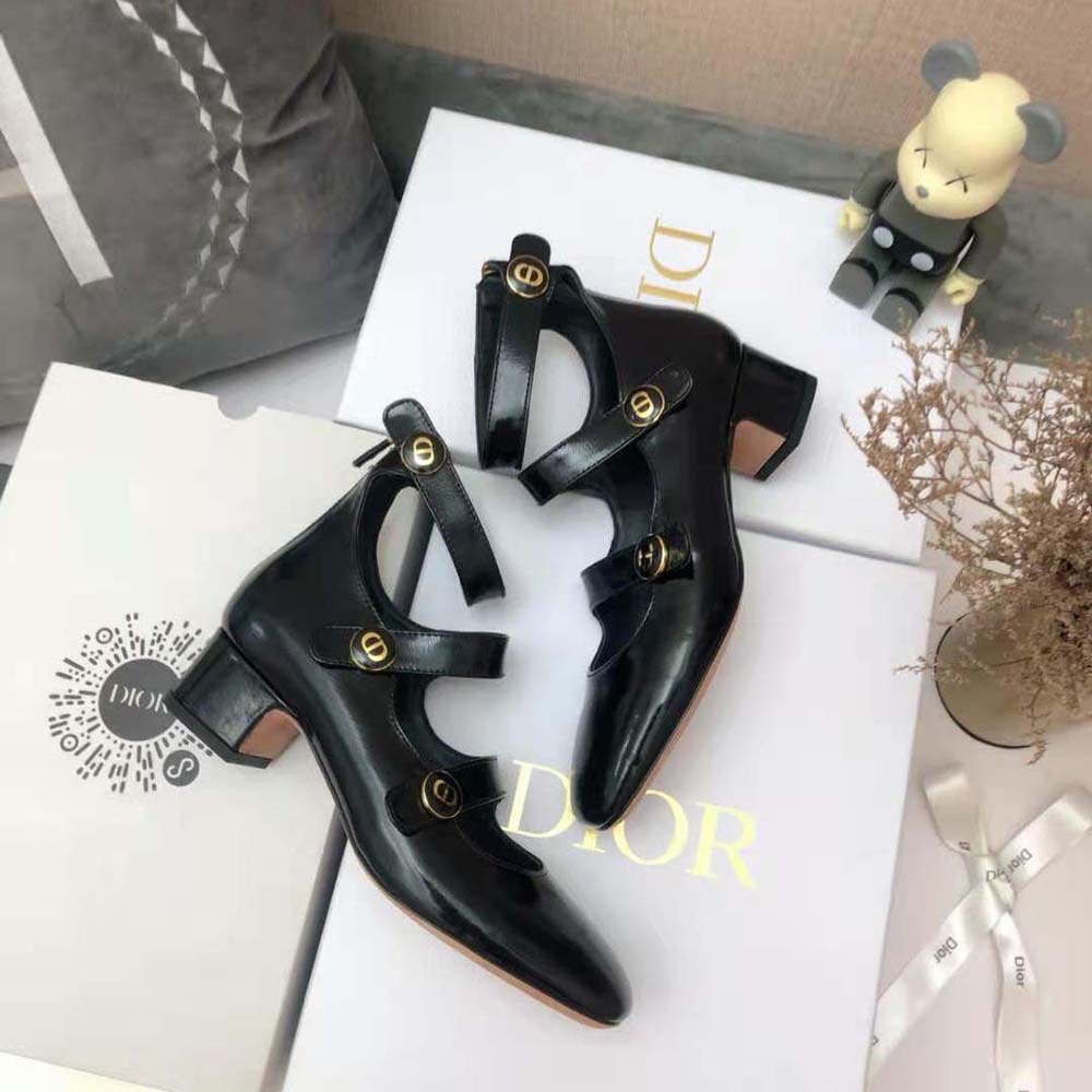 Dior Women D-Doll Pump Black Shiny Calfskin - image 5