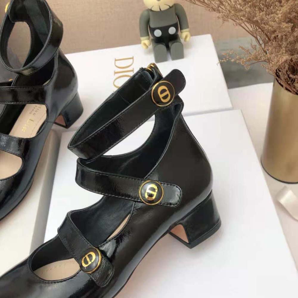 Dior Women D-Doll Pump Black Shiny Calfskin - image 8