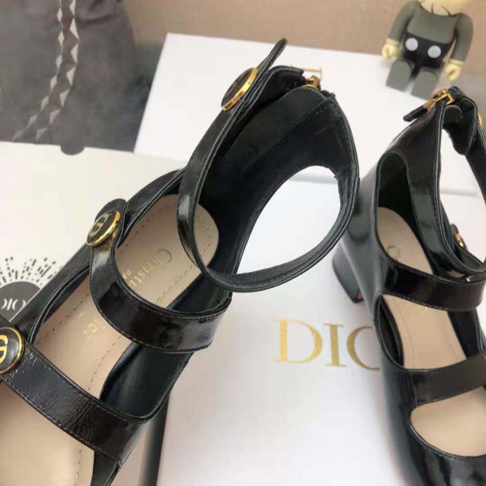 Dior Women D-Doll Pump Black Shiny Calfskin - image 7