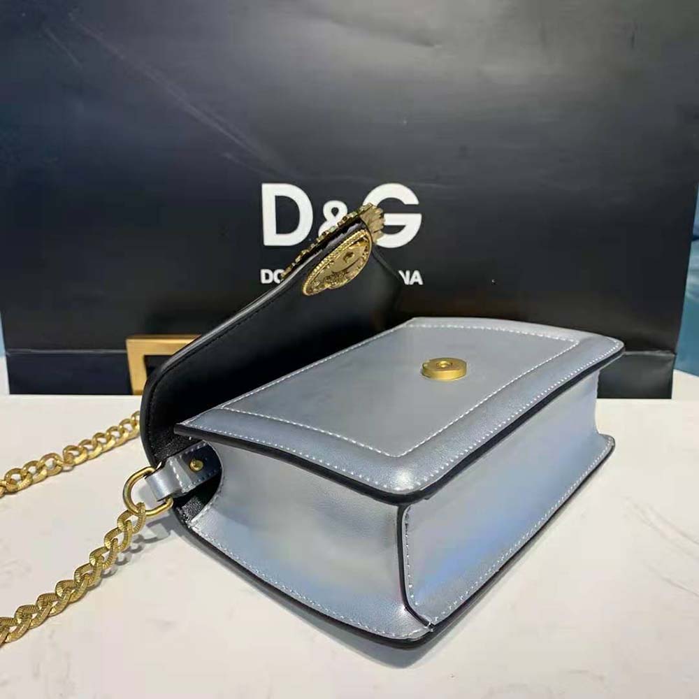 Dolce Gabbana D&G Women Small Devotion Bag in Mordore Nappa Leather - image 5