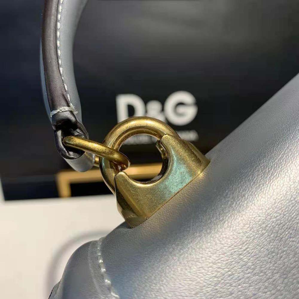 Dolce Gabbana D&G Women Small Devotion Bag in Mordore Nappa Leather - image 7