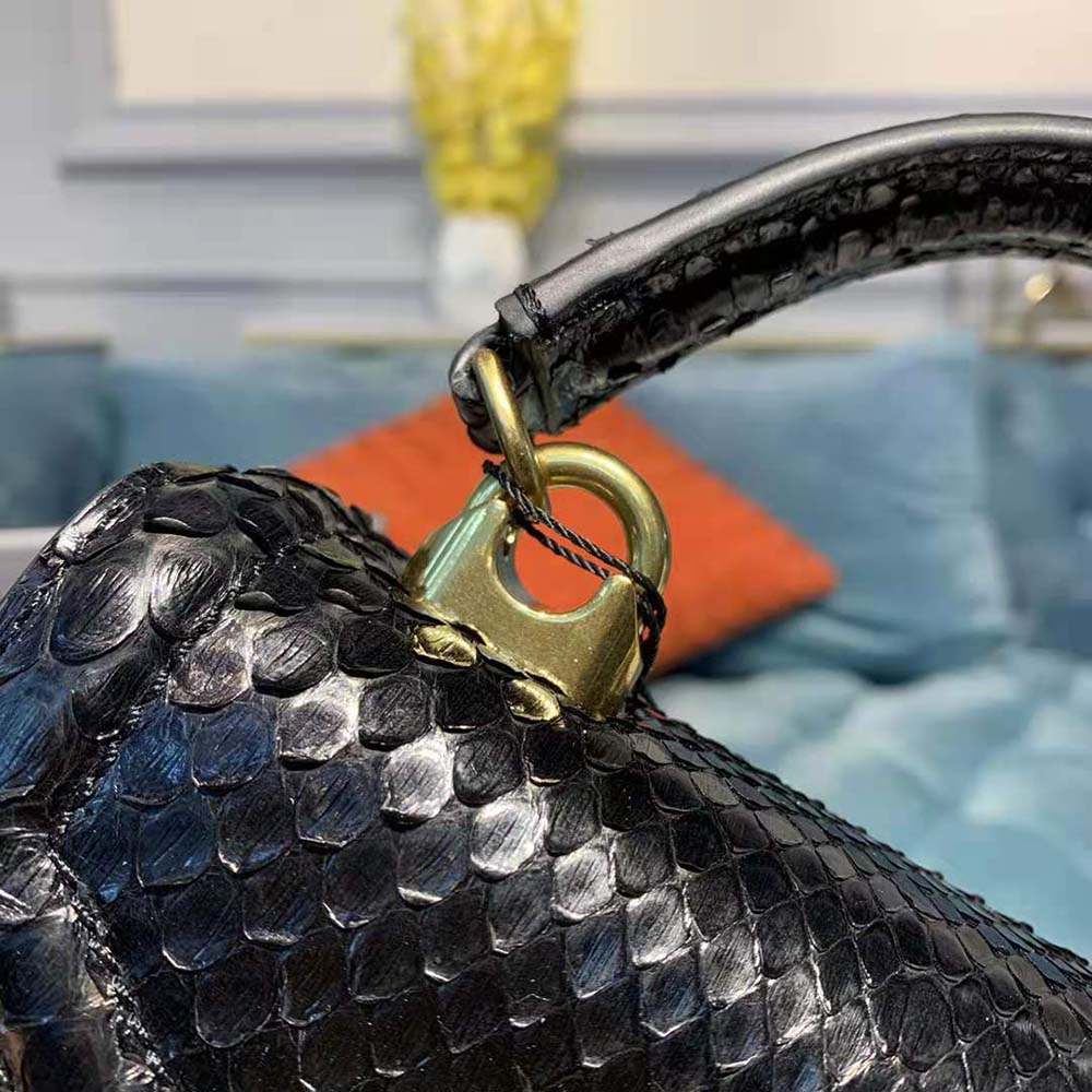 Dolce Gabbana D&G Women Small Devotion Bag in Python Skin - image 8