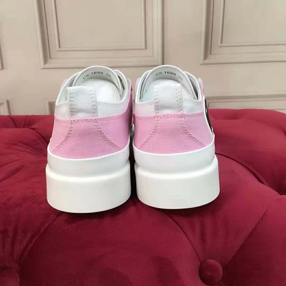 Dolce Gabbana D&G Women Two-tone Canvas Portofino Light Sneakers with DG Logo - image 9