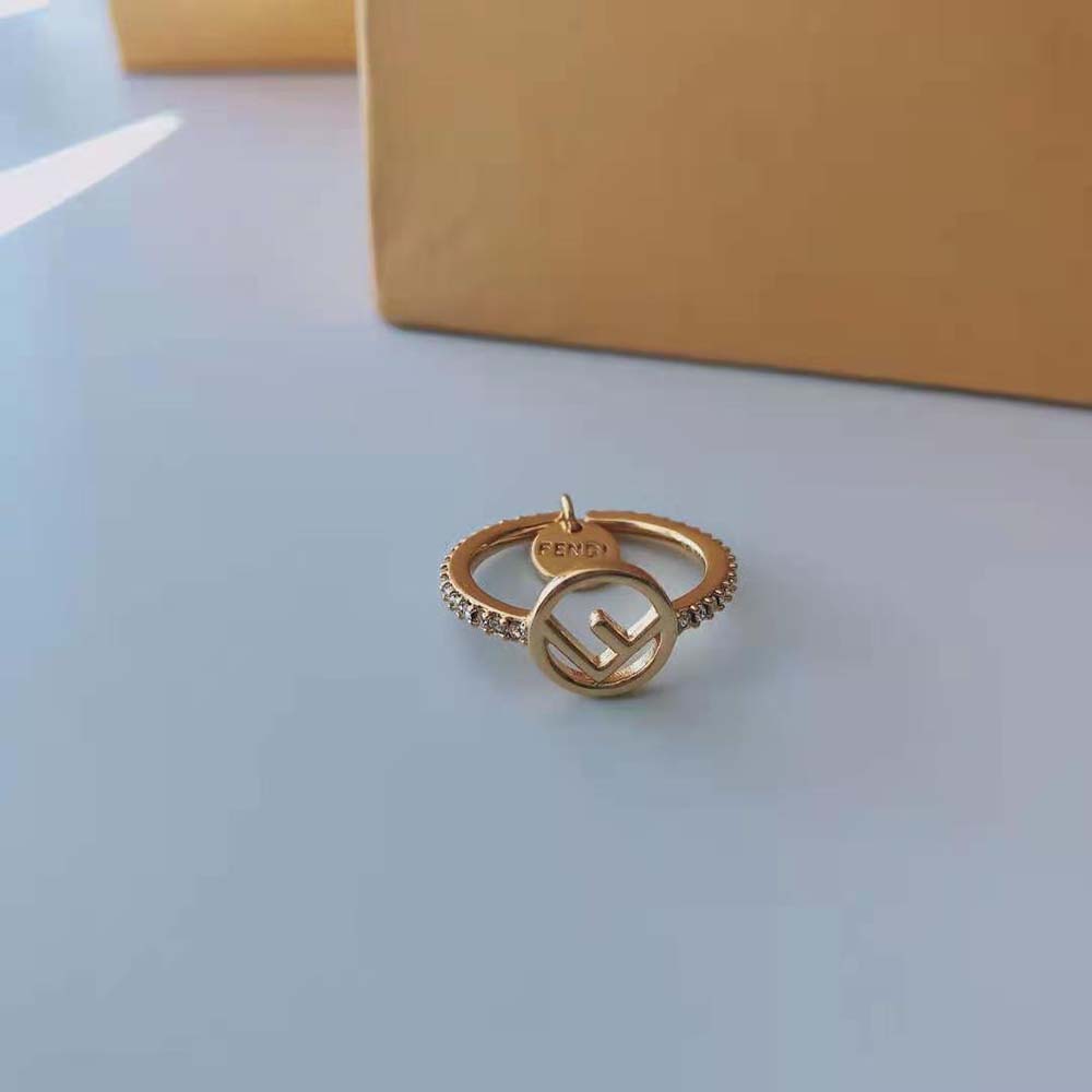 Fendi Women F is Fendi Gold-color Ring - image 9