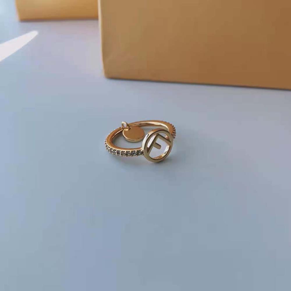 Fendi Women F is Fendi Gold-color Ring - image 8