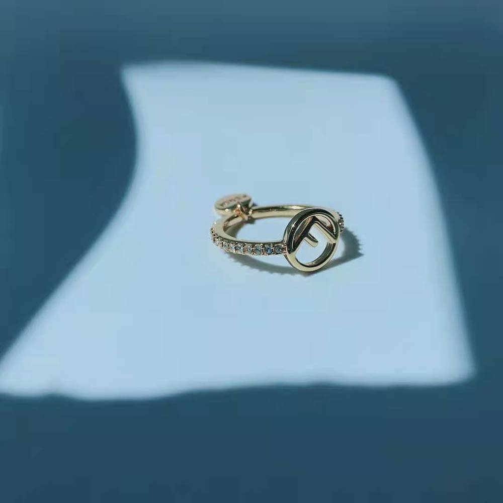 Fendi Women F is Fendi Gold-color Ring - image 4