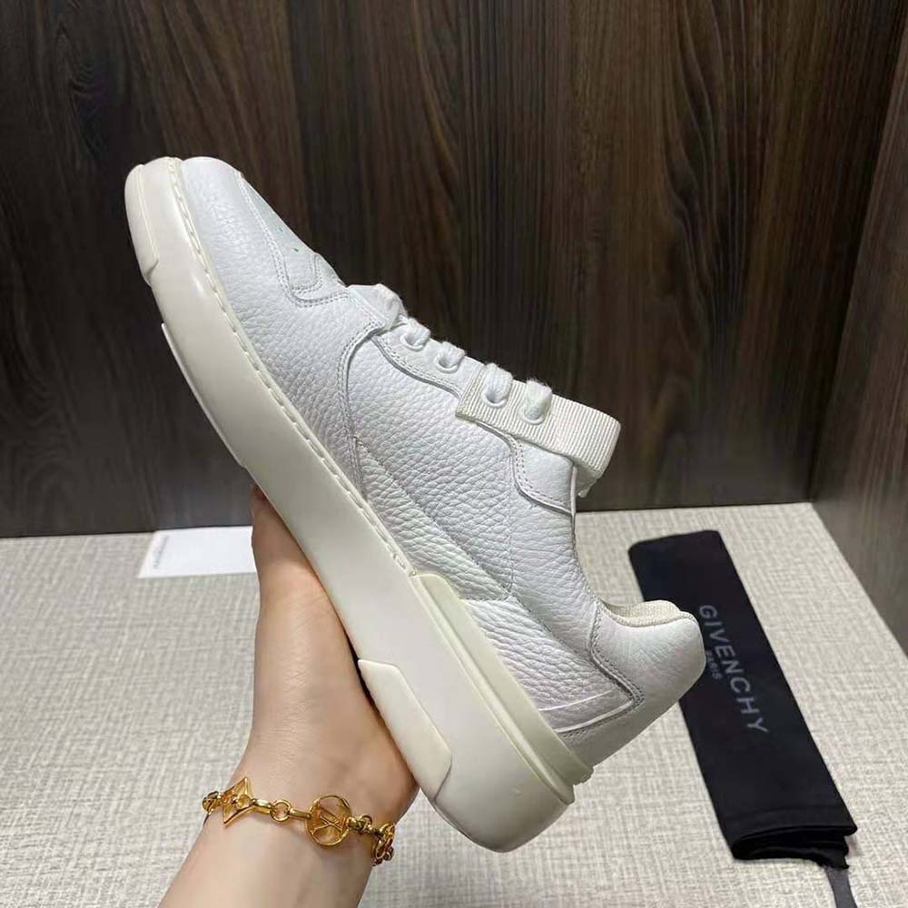 Givenchy Men Wing Low Sneakers in Leather-White - image 6